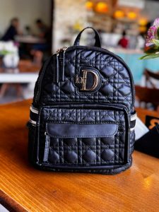 کیف کوله تینیجری.مشکی و قهوه ای